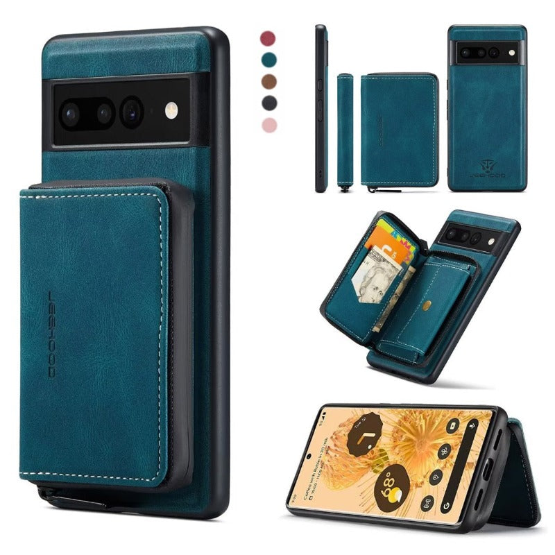 Allytech Galaxy Z Flip 4 Case, Samsung Z Flip 4 Case, Premium PU Leather Shockproof Anti-Scratch Cards Holder Wallet Case Cover for Samsung Galaxy Z
