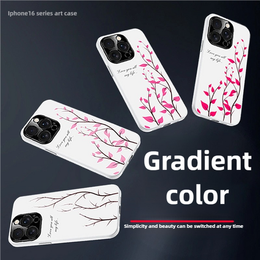 TPU Printing Ultraviolet Discoloration UV Light Conversion Matte Case For IPhone