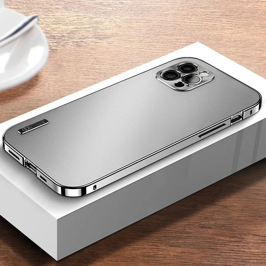 Metal Aluminium Alloy Ultrathin Original Color Full Lens Prevention Case For iPhone