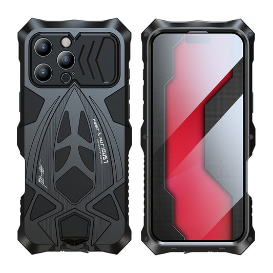 Metal Armor Heavy Duty Silence Phone Cover For iPones