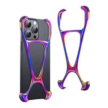 Luxury Zinc Alloy Hollow Frameless Heat Dissipation Phone Case For iPhone