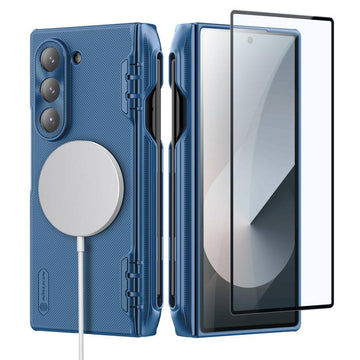 Frosted Shield Texture Ultra Slim Hinge Phone Case with Screen Protector For Samsung Galaxy Z Fold 6