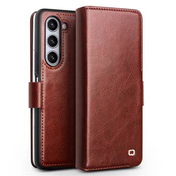 Magnetic Retro Business Leather Flip Case For Samsung Galaxy Z Fold 6