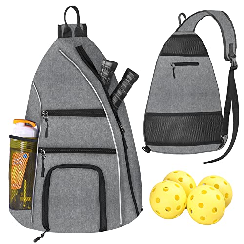 Pickleball Bag Protable Pickleball Sling Bag Backpack Pickleball Paddle Case