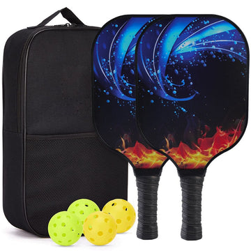 Pickleball Paddles Set Carbon Fiber Surface Pickleball Paddle Racket