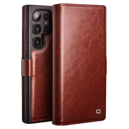 Leather Wallet Card Slot Magnetic Closure Flip Phone Case For Samsung Galaxy S25