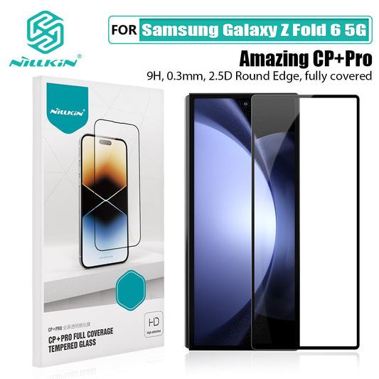 Full Coverage Glue AntiExplosion Tempered Glass Film Screen Protector For Samsung Galaxy Z Fold 6