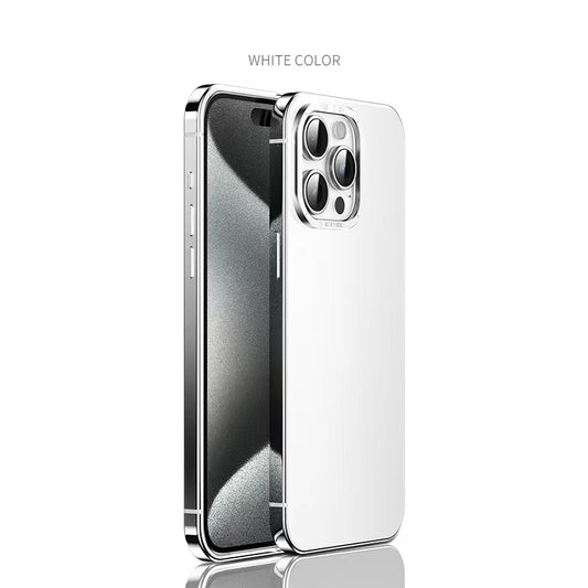 Raw Titanium Steel Metal Frame Case For iPhone