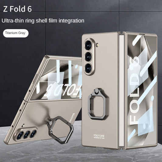 Ultra Thin Hard PC Shockproof Matte Phone Case with Screen Protector For Samsung Galaxy Z Fold 6