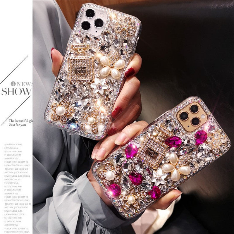 Bling Gemstone Luxury Phone Case for iPhone 14 13 Pro Max, Samsung S22 Ultra buy Plus, Rhinestone Swarovski Crystals Gift by HANIX CRYSTALS