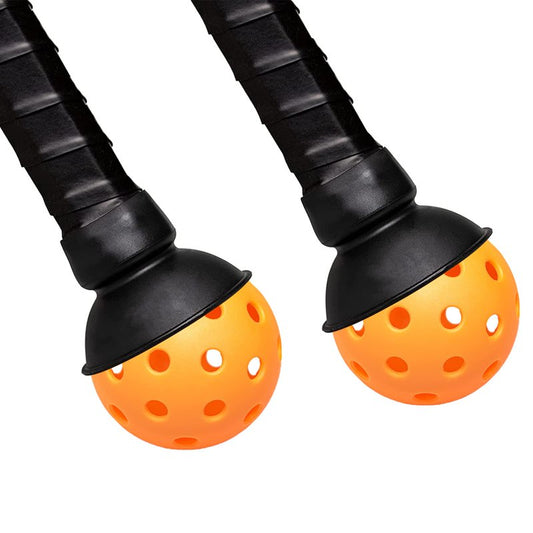 2pcs Set Silicone Pickleball Ball Retriever Fits All Paddles