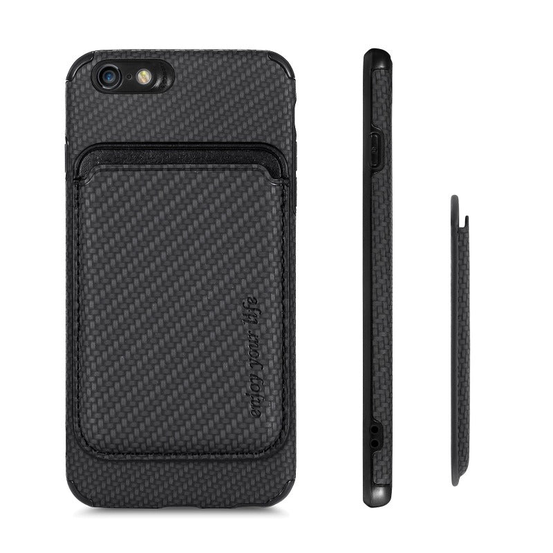 For Magsafe Case For iPhone 14 Pro Max Carbon Fiber Leather Case For Apple 13 12 Mini 11 Pro XR XS Max Wallet Card Magnet Cover