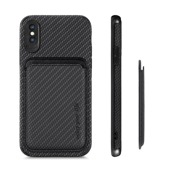 For Magsafe Case For iPhone 14 Pro Max Carbon Fiber Leather Case For Apple 13 12 Mini 11 Pro XR XS Max Wallet Card Magnet Cover