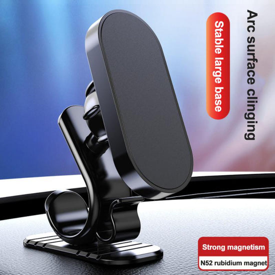 D6 Magnetic Car Phone Holder Stand 360 Degree Rotating Below 6 Inches Car Mount Mobile Cell Phone Bracket Bottom Sticker